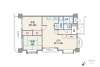 甲南ドルチェ六甲の間取り図