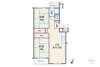 下新庄コーポA棟の間取り図