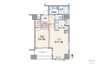 アルス心斎橋の間取り図