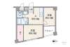 新町ダイアパレス2号館の間取り図