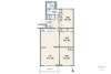 上田東町住宅3号棟の間取り図