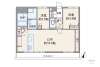 アルパ芦屋1号棟の間取り図