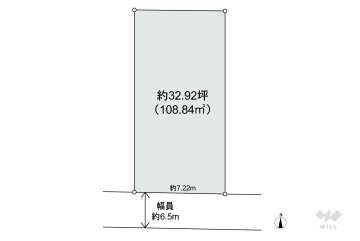 高槻市松が丘3丁目 土地