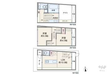 大阪市天王寺区清水谷町 一戸建て