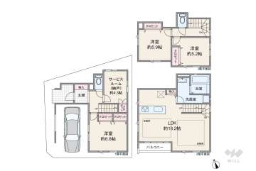 足立区栗原2丁目 一戸建て