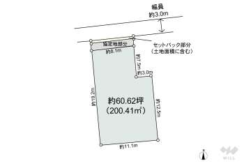 名古屋市名東区梅森坂西2丁目 土地