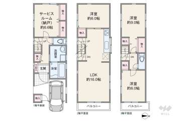 足立区一ツ家2丁目 一戸建て
