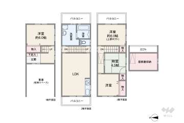 大阪市北区中津3丁目 一戸建て