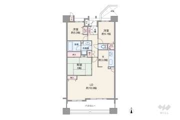 サンマンションアトレ大府2398万円：間取り図