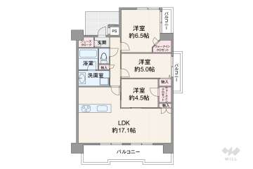 ワコーレ池田ステーションフラッツ5280万円：間取り図