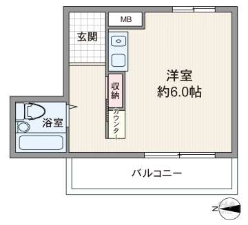 ダイドーメゾン武庫之荘6548万円：間取り図