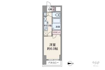プレサンス名古屋STATIONビーフレックス1300万円：間取り図