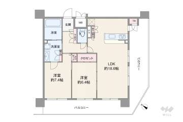 ディナスティマチュレ吹田千里丘2499万円：間取り図