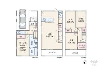 川口市鳩ヶ谷本町2丁目 一戸建て