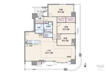アリスト豊中少路6280万円：間取り図