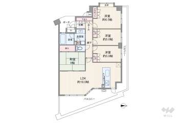 雲雀丘花屋敷アインス4280万円：間取り図