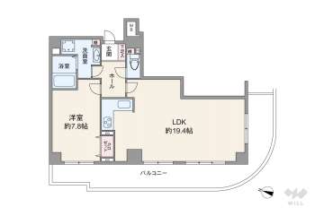 御影ロジュマン4080万円：間取り図