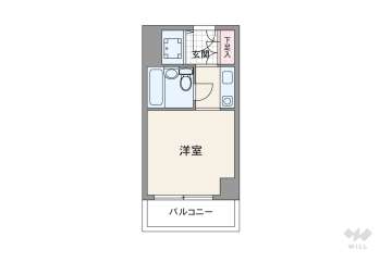 ファミールハイツ北大阪5号棟弐番館730万円：間取り図