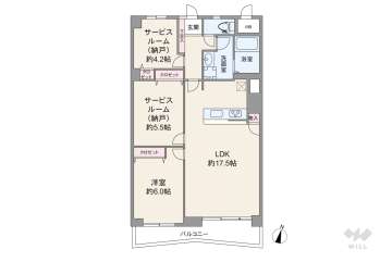 公社千里山田BC団地A-5棟2098万円：間取り図