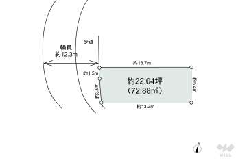高槻市古曽部町3丁目 土地
