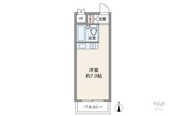 ライオンズマンション新大阪第５660万円：間取り図