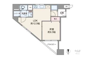 GSハイム内本町1800万円：間取り図