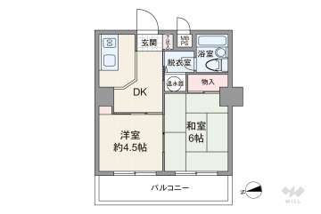 コボリマンション新大阪1420万円：間取り図