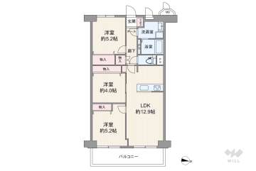 新大阪第2グリーンマンション2498万円：間取り図