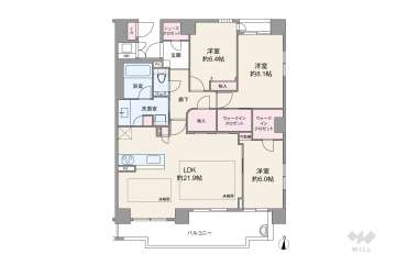 西宮北口昭和園アーバンライフ9980万円：間取り図