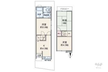 高槻市大冠町3丁目 テラスハウス