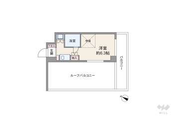 朝日プラザ名古屋ターミナルスクエア780万円：間取り図