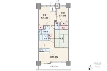 ライオンズマンション大府第21998万円：間取り図