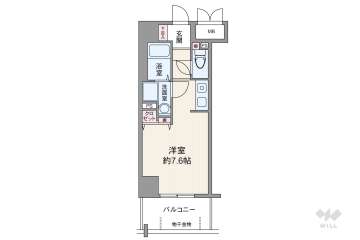 中央メルヴェール江坂1450万円：間取り図