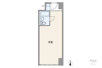 ステュディオ新大阪840万円：間取り図