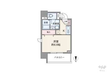 プレミアムステージ新大阪駅前1580万円：間取り図