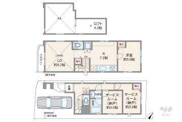 中野区沼袋2丁目 一戸建て
