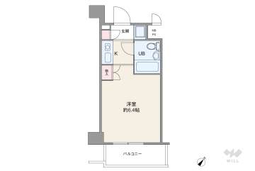 デリード塚本駅前530万円：間取り図