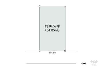 高槻市安満西の町 土地