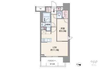オープンレジデンシア金山熱田 THE COURT3300万円：間取り図