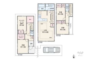 足立区花畑7丁目 一戸建て