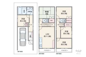大阪市城東区中浜1丁目 一戸建て