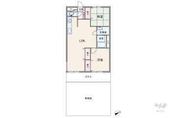 ライオンズマンション八事御幸山780万円：間取り図