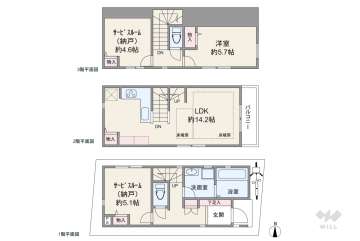 大田区西六郷1丁目 一戸建て