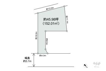 高槻市桜ケ丘南町 土地