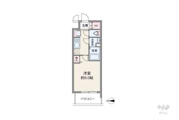 グランカリテ大阪城EAST1668万円：間取り図