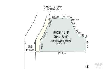 高槻市古曽部町1丁目 土地