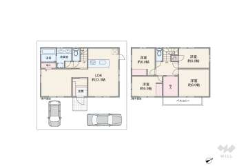 高槻市花林苑 一戸建て