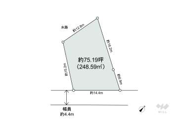 目黒区上目黒4丁目 土地