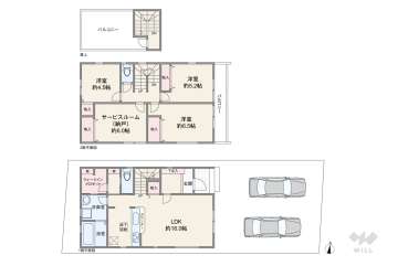 足立区西竹の塚1丁目 一戸建て