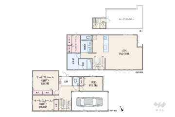 目黒区柿の木坂3丁目 一戸建て